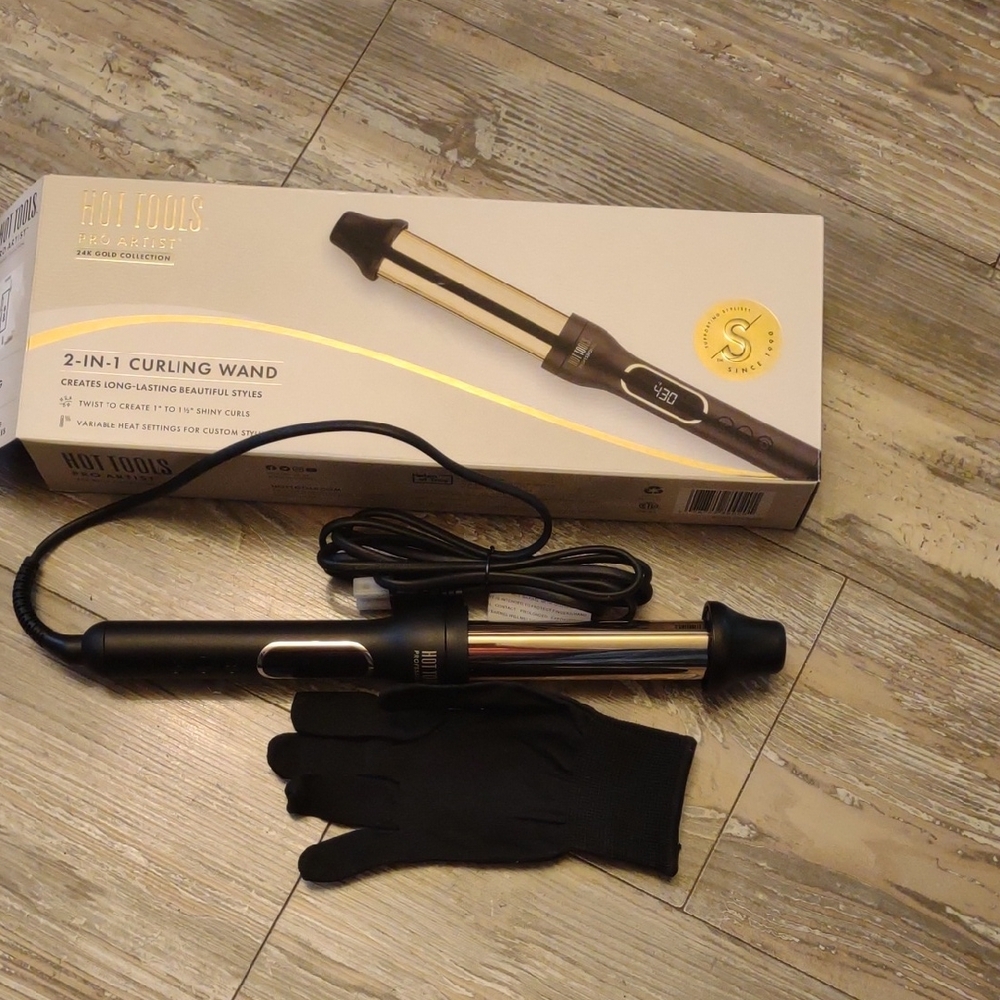 Hot Tools 2-in-1 Curling Wand